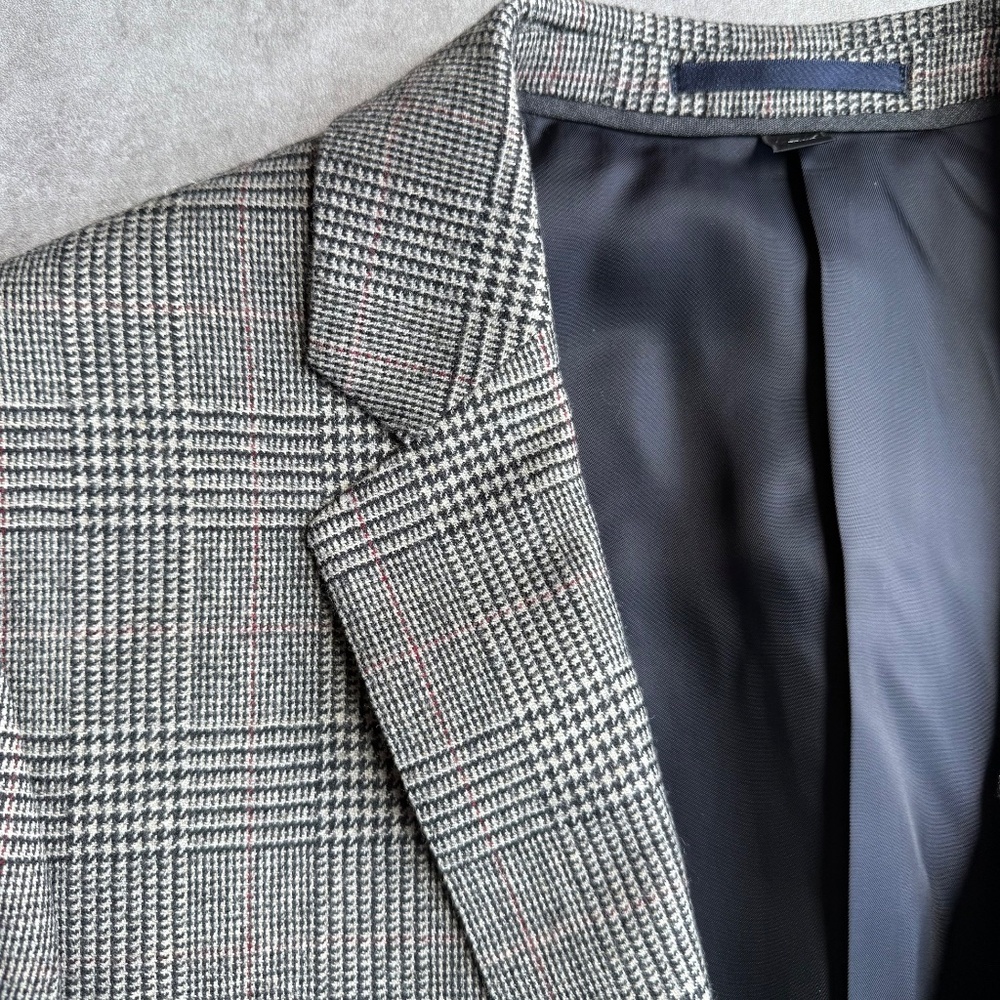J Crew Ludlow Prince of Wales Abraham Moon wool blend, 38R suit + trousers - Picture 5 of 16